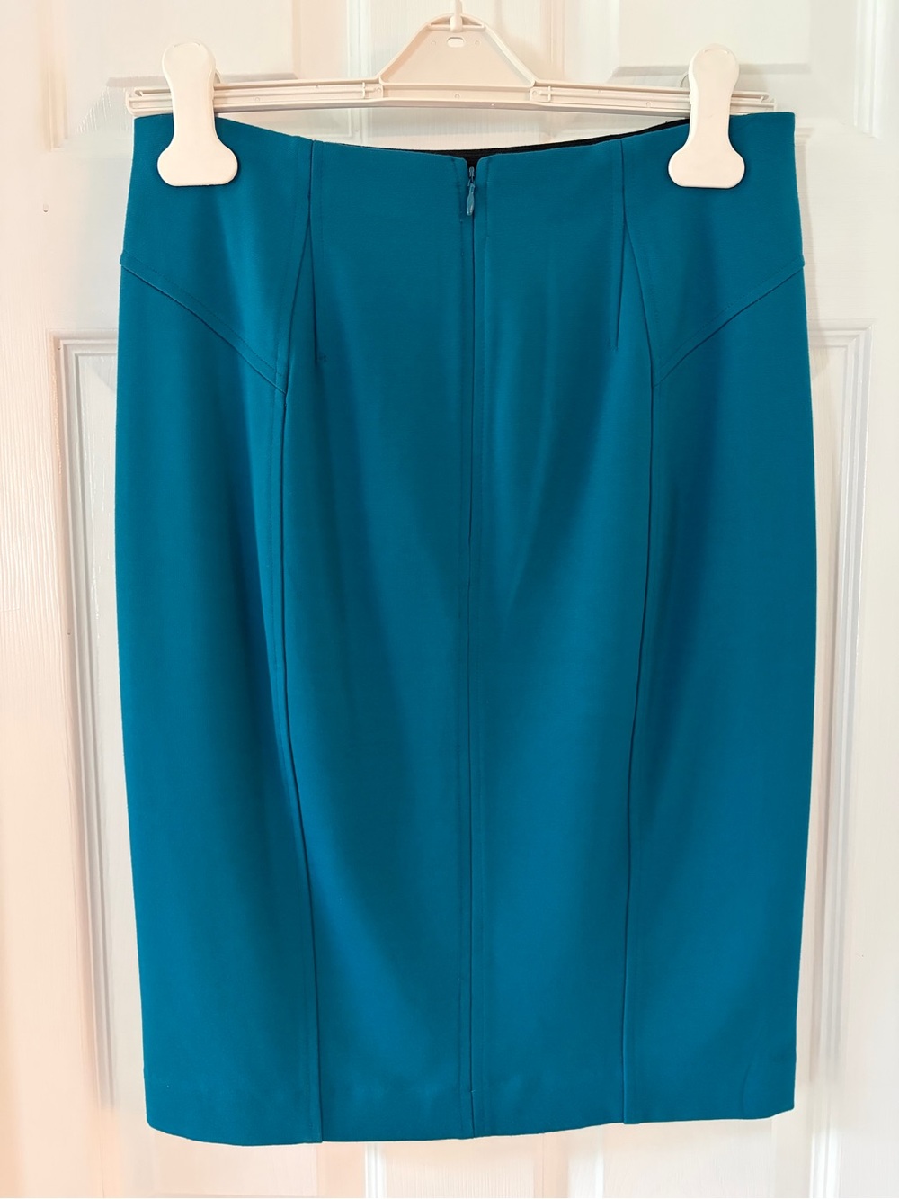 Ann Taylor Teal Pencil Skirt - Picture 2 of 3